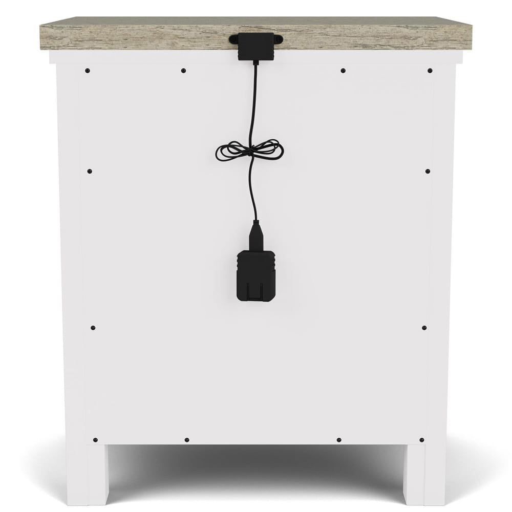 Riverside Furniture - Cora - 2-Drawer Nightstand - Cloud/Fog - 37299 view 5