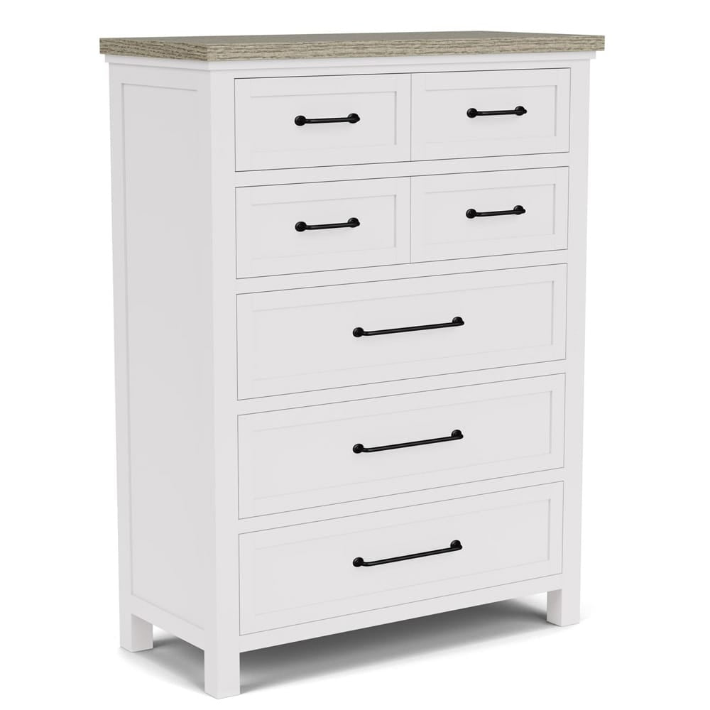 Riverside Furniture - Cora - 5-Drawer Chest - Cloud/Fog - 37295 view 1