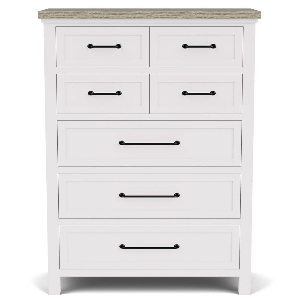 Riverside Furniture - Cora - 5-Drawer Chest - Cloud/Fog - 37295 view 2