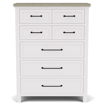 Riverside Furniture - Cora - 5-Drawer Chest - Cloud/Fog - 37295 view 2