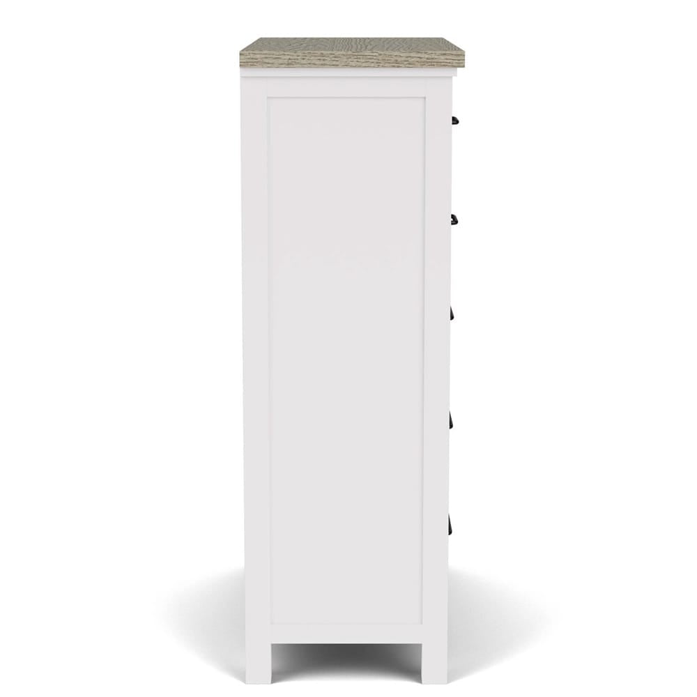 Riverside Furniture - Cora - 5-Drawer Chest - Cloud/Fog - 37295 view 4