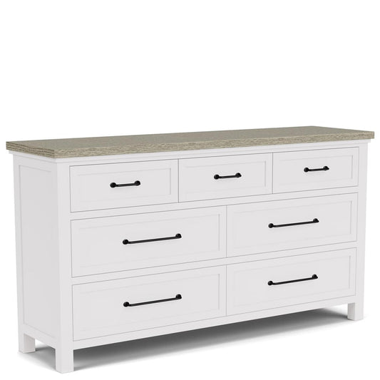 Riverside Furniture - Cora - 7-Drawer Dresser - Cloud/Fog - 37290 view 1