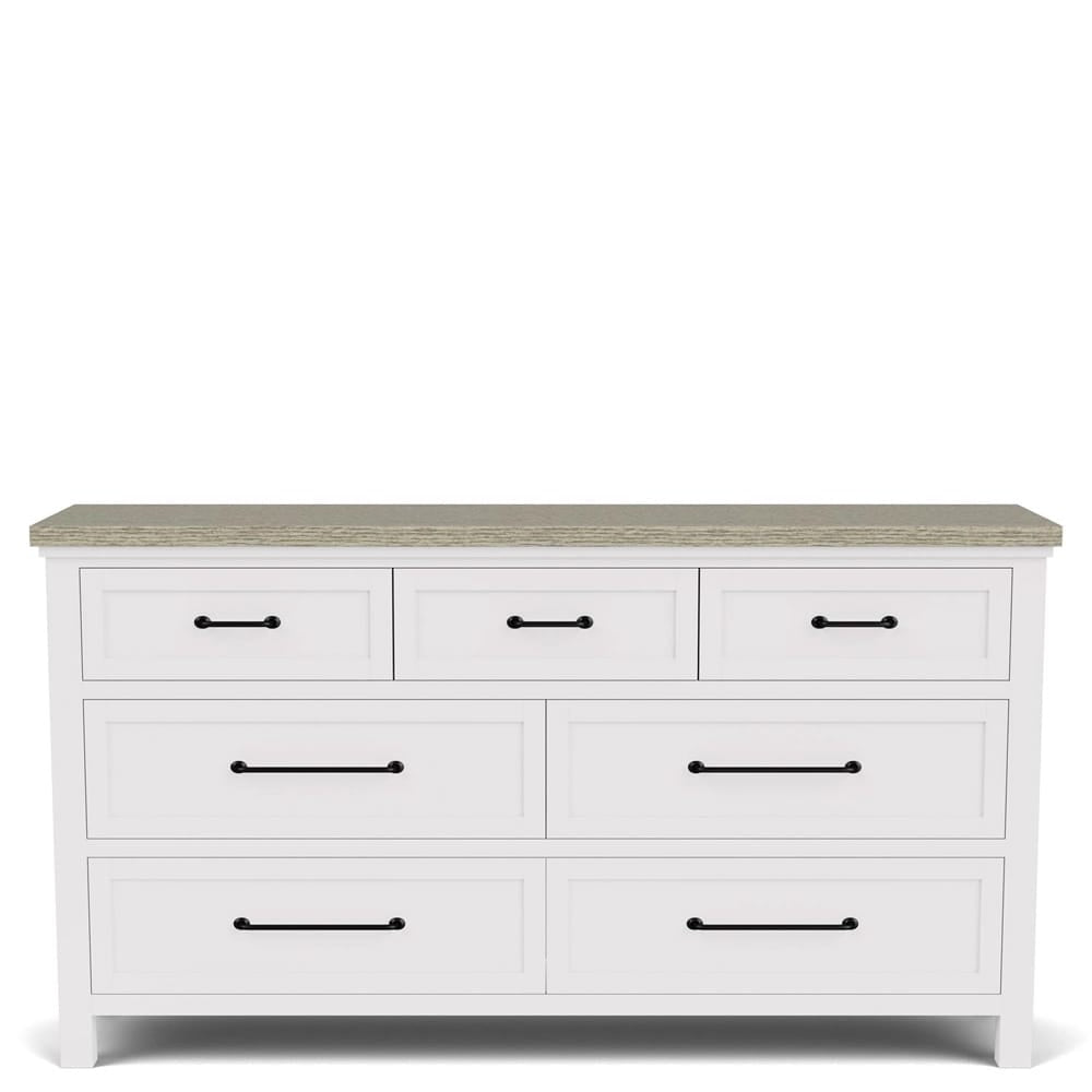 Riverside Furniture - Cora - 7-Drawer Dresser - Cloud/Fog - 37290 view 2