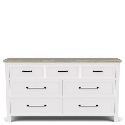Riverside Furniture - Cora - 7-Drawer Dresser - Cloud/Fog - 37290 view 2
