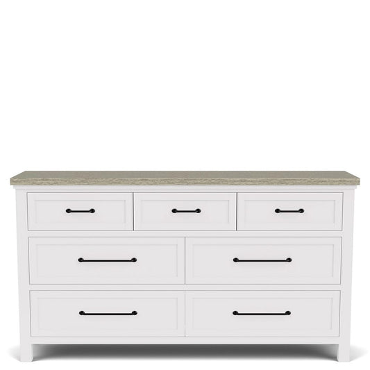 Riverside Furniture - Cora - 7-Drawer Dresser - Cloud/Fog - 37290 view 2