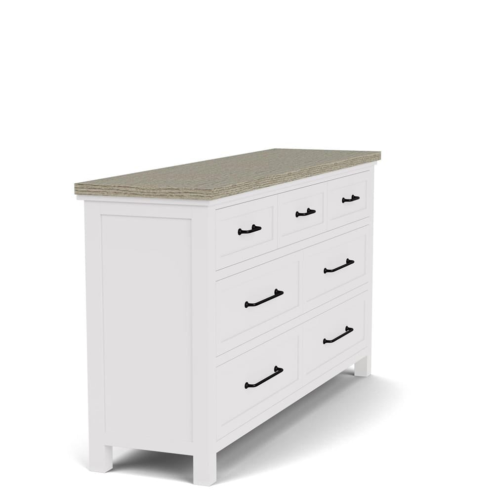 Riverside Furniture - Cora - 7-Drawer Dresser - Cloud/Fog - 37290 view 3