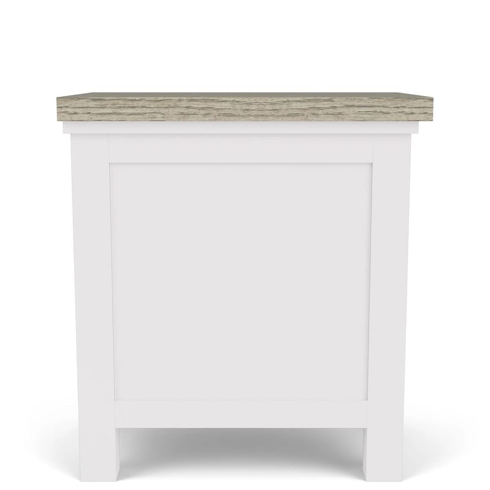 Riverside Furniture - Cora - Chairside Table - Cloud/Fog - 37212 view 5