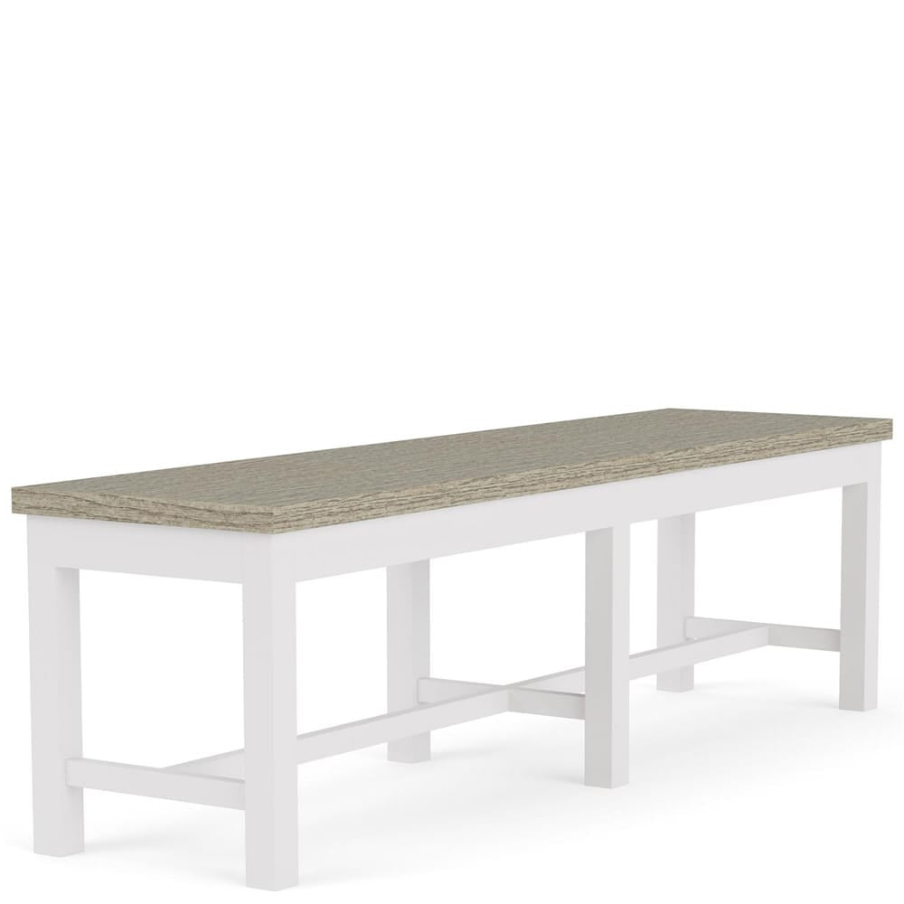 Riverside Furniture - Cora - Dining Bench 1in - Cloud - 37259 view 2