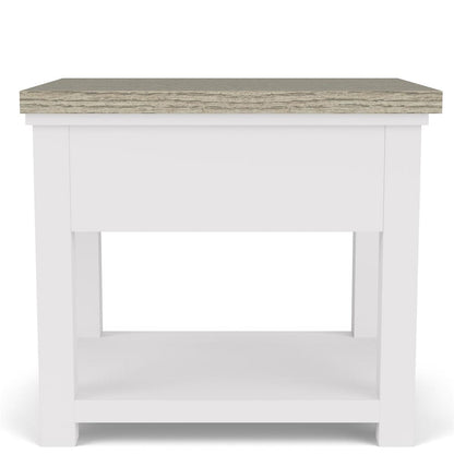 Riverside Furniture - Cora - End Table - Cloud/Fog - 37209 view 5
