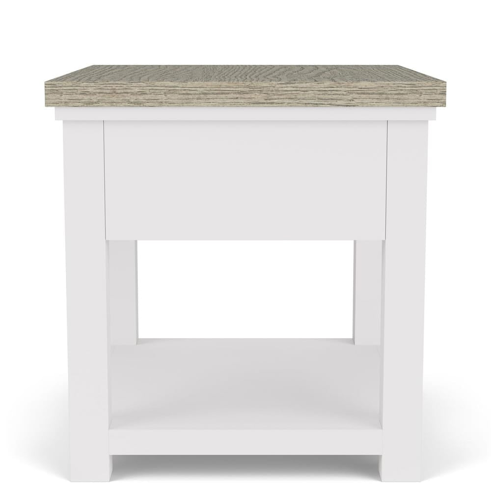 Riverside Furniture - Cora - End Table - Cloud/Fog - 37209 view 6