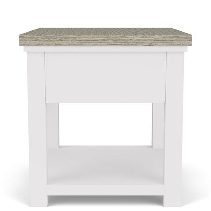 Riverside Furniture - Cora - End Table - Cloud/Fog - 37209 view 6