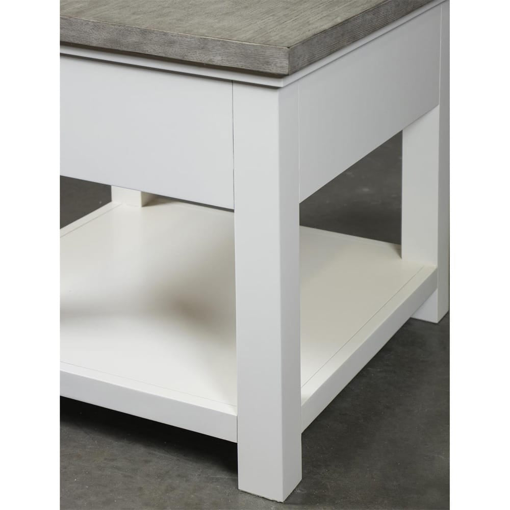 Riverside Furniture - Cora - End Table - Cloud/Fog - 37209 view 7