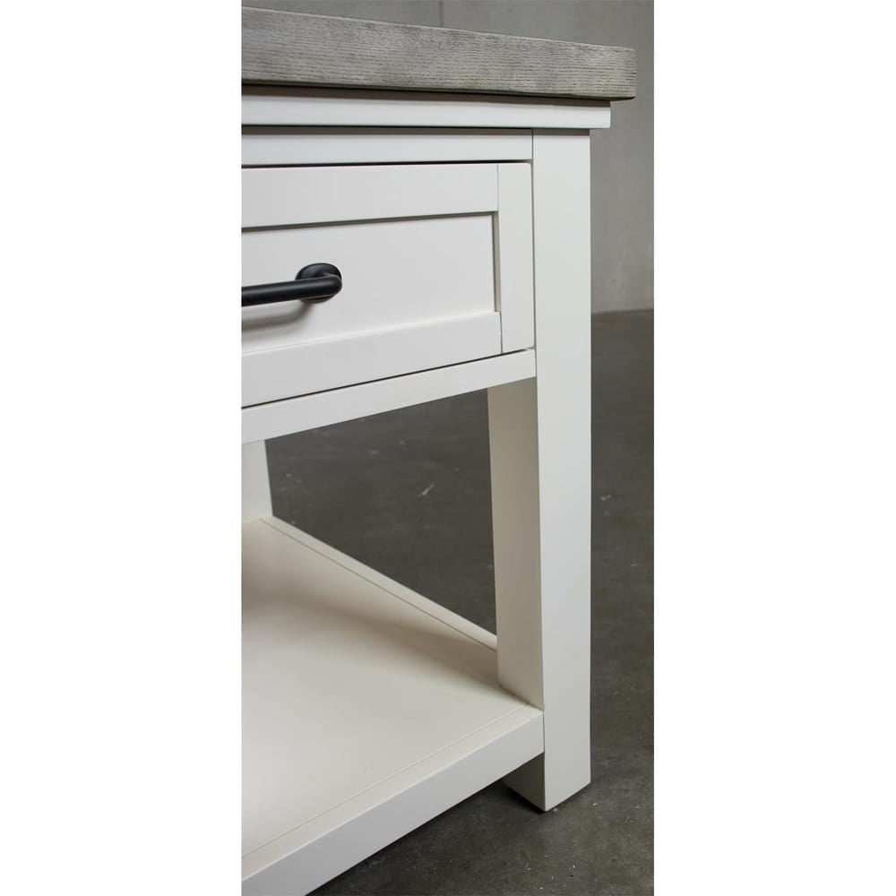 Riverside Furniture - Cora - End Table - Cloud/Fog - 37209 view 10