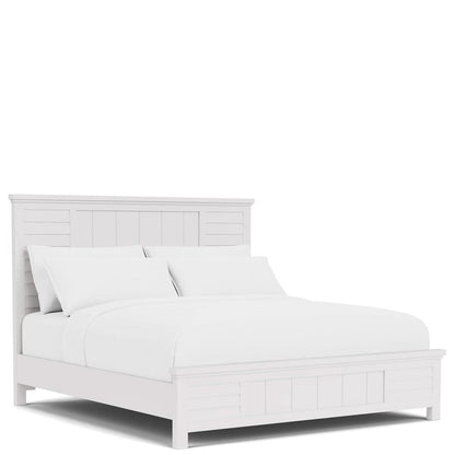 Riverside Furniture - Cora - King Louver Bed - Cloud view 1