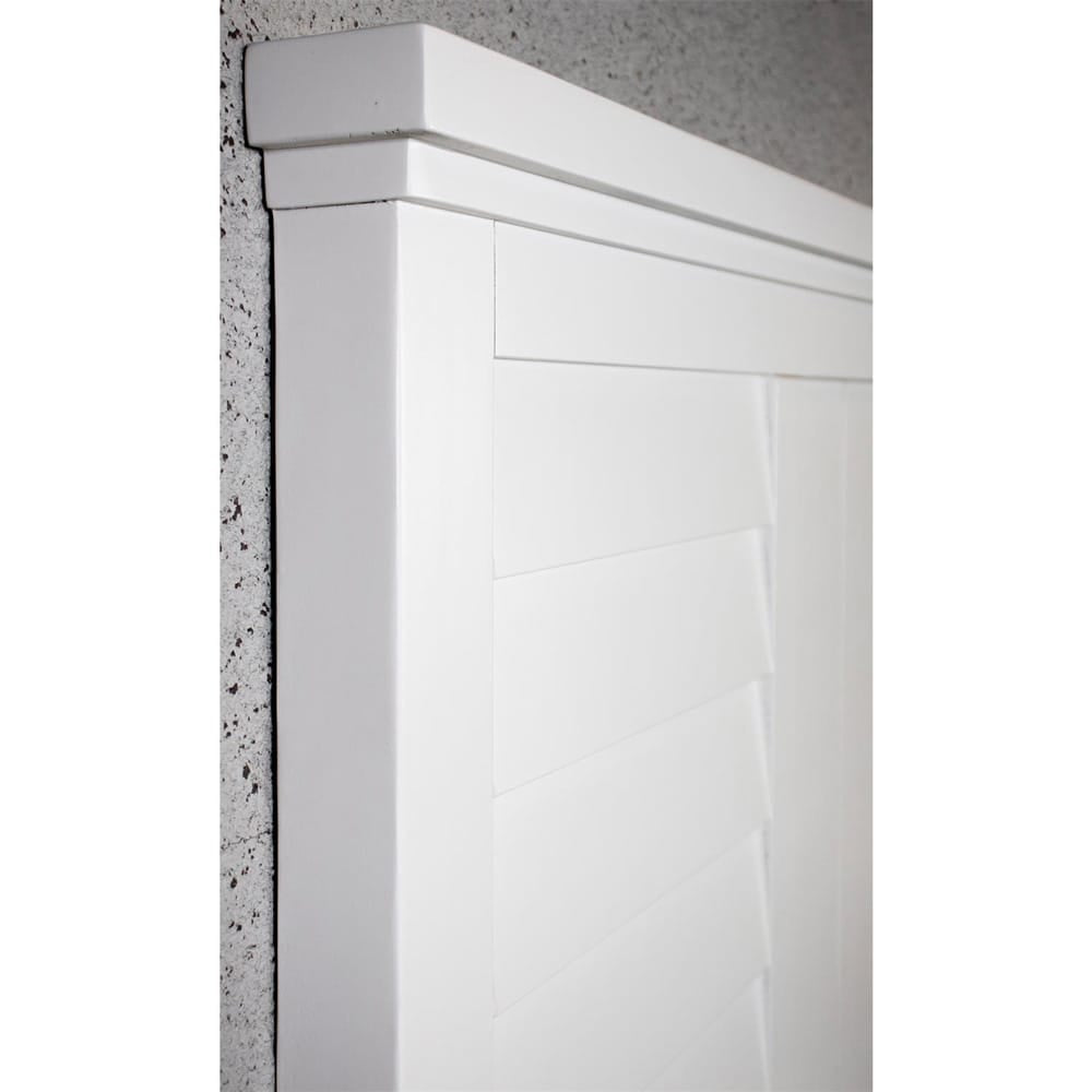 Riverside Furniture - Cora - King Louver Bed - Cloud view 3