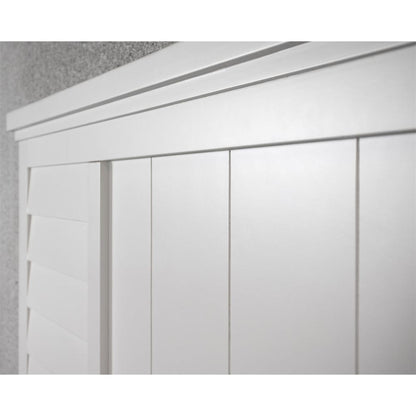 Riverside Furniture - Cora - King Louver Bed - Cloud view 4