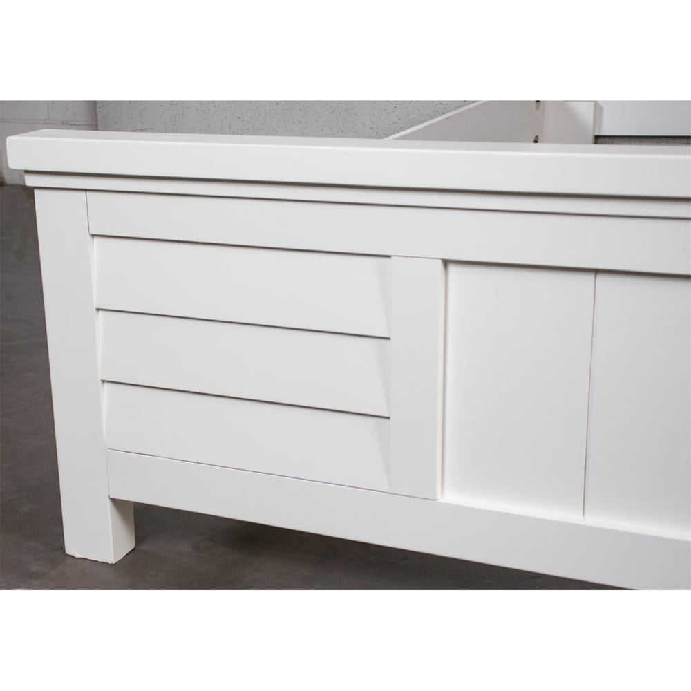 Riverside Furniture - Cora - King Louver Bed - Cloud view 6