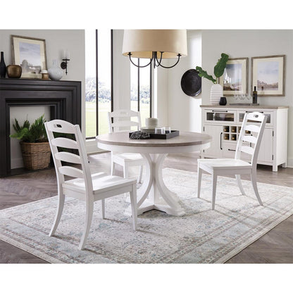 Riverside Furniture - Cora - Ladderback Side Chair (Set of 2) - Cloud - 37258 view 7