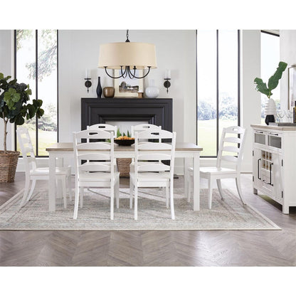 Riverside Furniture - Cora - Ladderback Side Chair (Set of 2) - Cloud - 37258 view 8