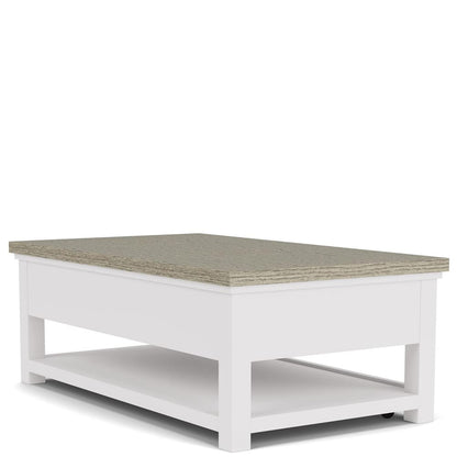 Riverside Furniture - Cora - Large Cocktail Table - Cloud/Fog - 37202 view 4