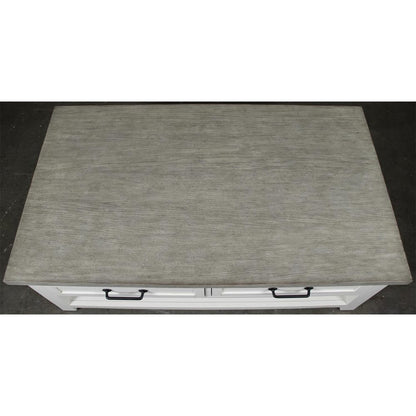 Riverside Furniture - Cora - Large Cocktail Table - Cloud/Fog - 37202 view 8