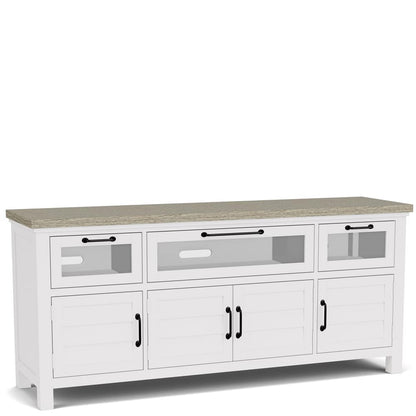 Riverside Furniture - Cora - Media Console - Cloud/Fog - 37240 view 3