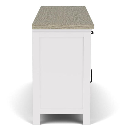 Riverside Furniture - Cora - Media Console - Cloud/Fog - 37240 view 4