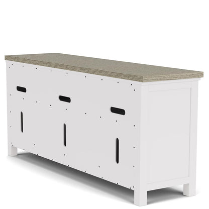 Riverside Furniture - Cora - Media Console - Cloud/Fog - 37240 view 6