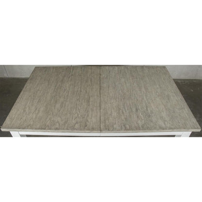 Riverside Furniture - Cora - Rect Leg Dining Table - Cloud/Fog - 37250 view 6