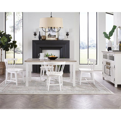Riverside Furniture - Cora - Rect Leg Dining Table - Cloud/Fog - 37250 view 10