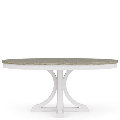 Riverside Furniture - Cora - Round Dining Table - Cloud/Fog view 2