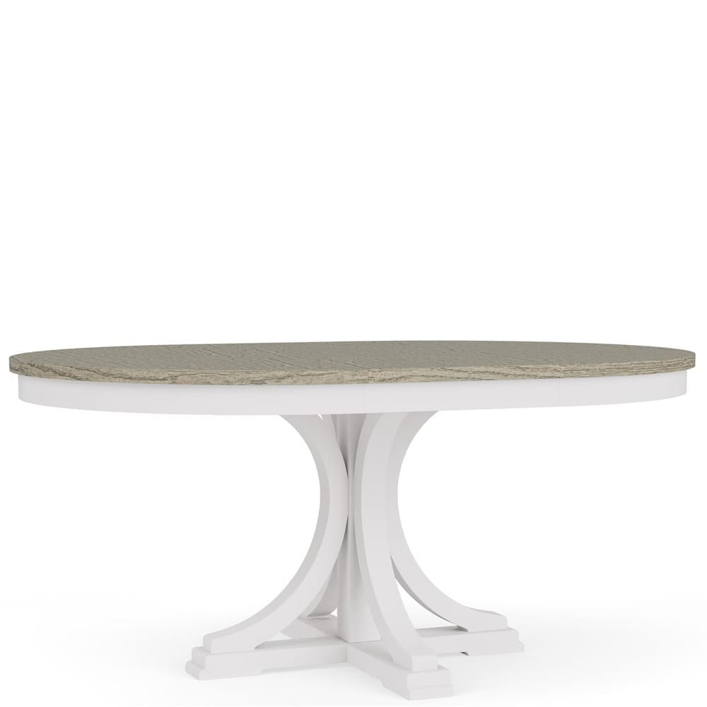 Riverside Furniture - Cora - Round Dining Table - Cloud/Fog view 3