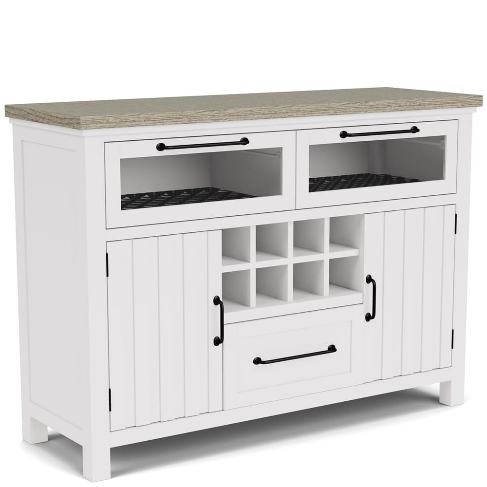 Riverside Furniture - Cora - Server - Cloud/Fog - 37256 view 1