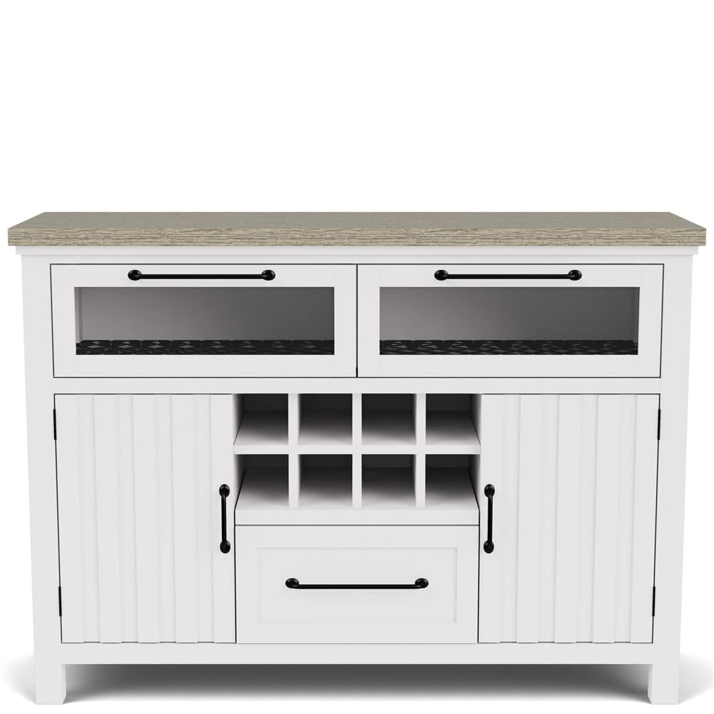 Riverside Furniture - Cora - Server - Cloud/Fog - 37256 view 2
