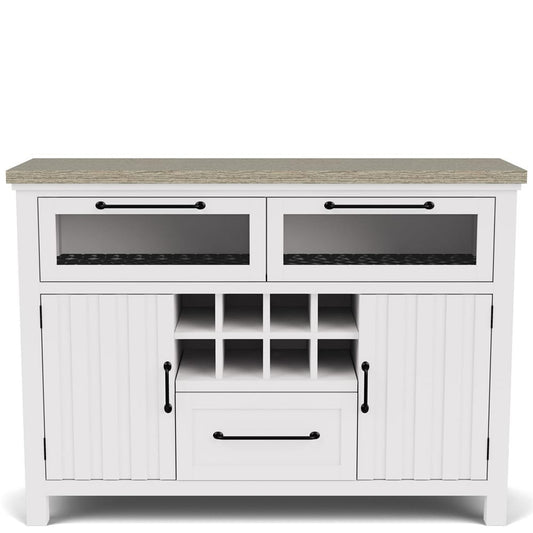 Riverside Furniture - Cora - Server - Cloud/Fog - 37256 view 2