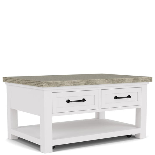 Riverside Furniture - Cora - Small Cocktail Table - Cloud/Fog - 37203 view 1
