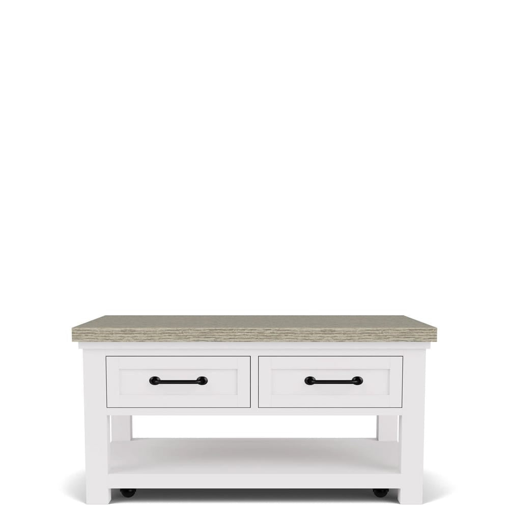 Riverside Furniture - Cora - Small Cocktail Table - Cloud/Fog - 37203 view 2