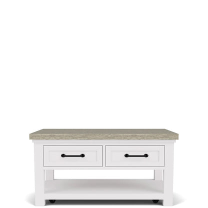 Riverside Furniture - Cora - Small Cocktail Table - Cloud/Fog - 37203 view 2
