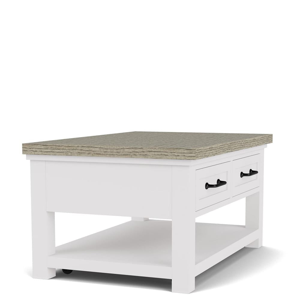 Riverside Furniture - Cora - Small Cocktail Table - Cloud/Fog - 37203 view 3
