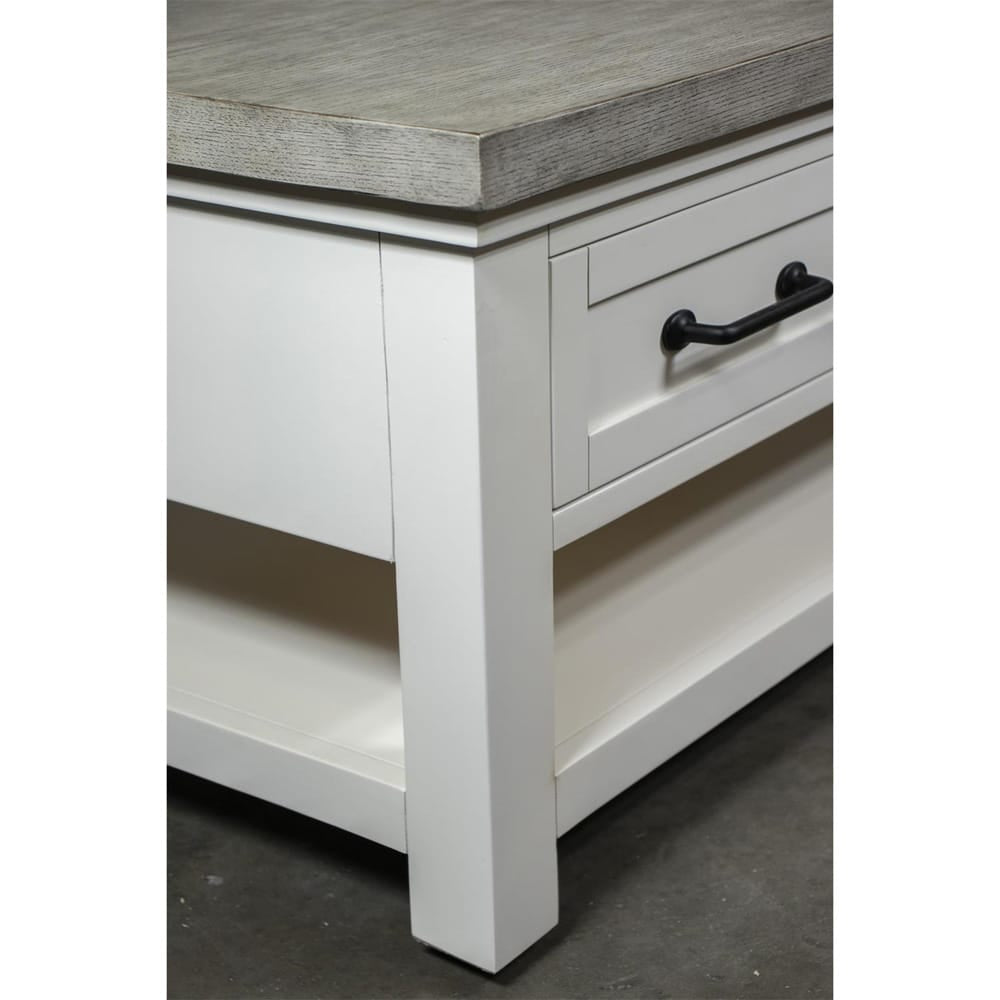 Riverside Furniture - Cora - Small Cocktail Table - Cloud/Fog - 37203 view 7