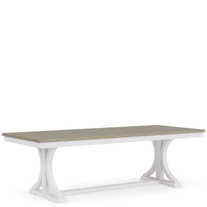 Riverside Furniture - Cora - Trestle Dining Table - Cloud/Fog - 37253 view 1