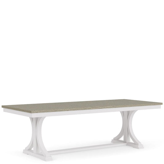 Riverside Furniture - Cora - Trestle Dining Table - Cloud/Fog - 37253 view 1