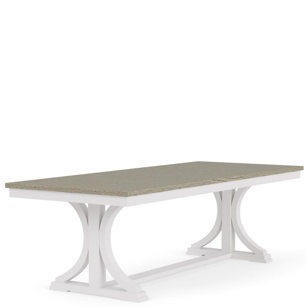Riverside Furniture - Cora - Trestle Dining Table - Cloud/Fog - 37253 view 2