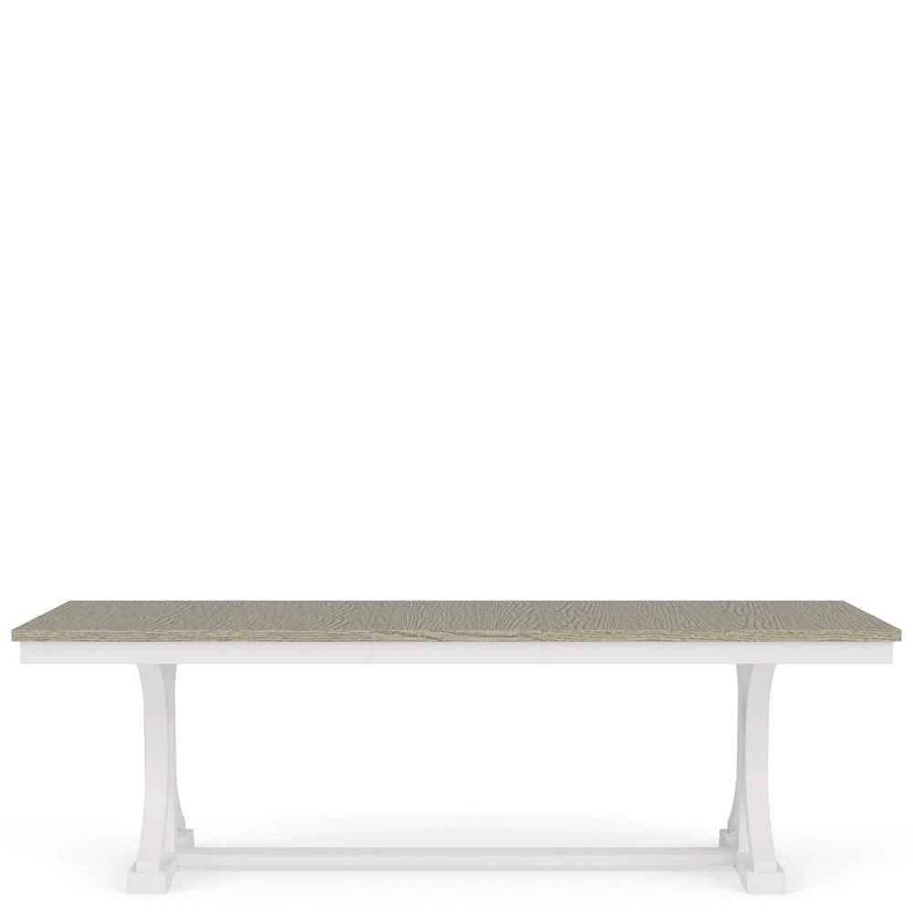 Riverside Furniture - Cora - Trestle Dining Table - Cloud/Fog - 37253 view 3