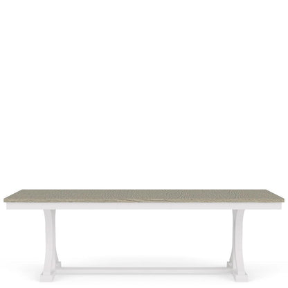 Riverside Furniture - Cora - Trestle Dining Table - Cloud/Fog - 37253 view 3