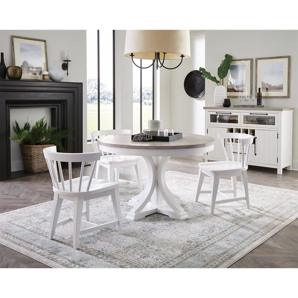 Riverside Furniture - Cora - Windsor Side Chair (Set of 2) - Cloud - 37255 view 9