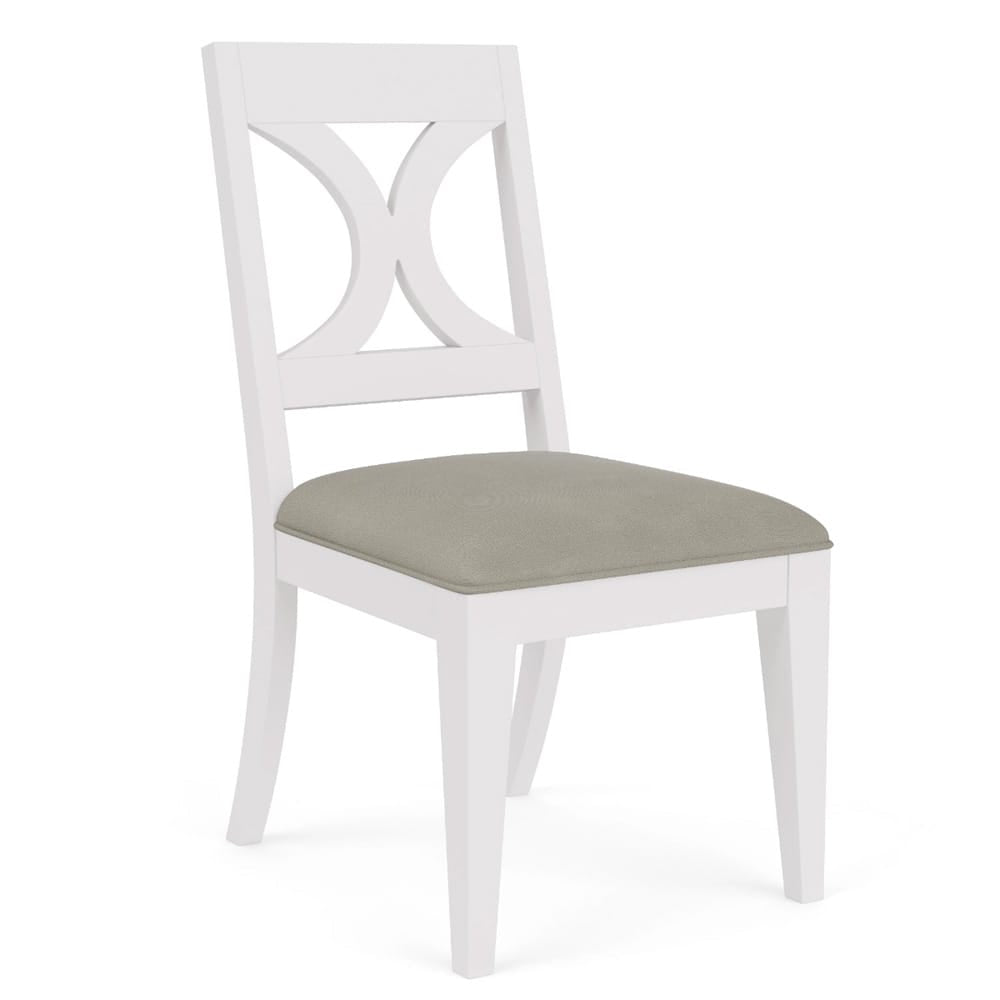 Riverside Furniture - Cora - X Back Side Chair - Cloud - 37220 view 1