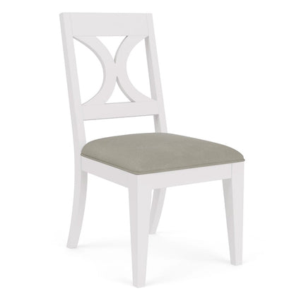 Riverside Furniture - Cora - X Back Side Chair - Cloud - 37220 view 1