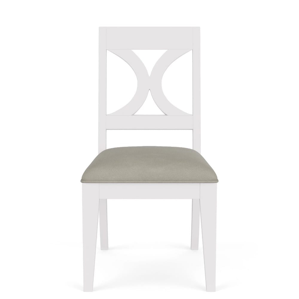 Riverside Furniture - Cora - X Back Side Chair - Cloud - 37220 view 2