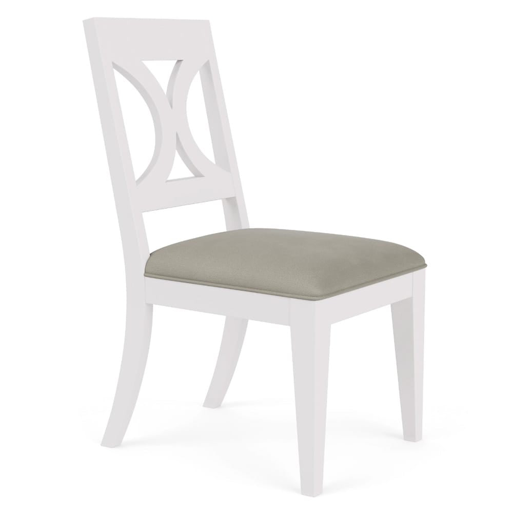 Riverside Furniture - Cora - X Back Side Chair - Cloud - 37220 view 6